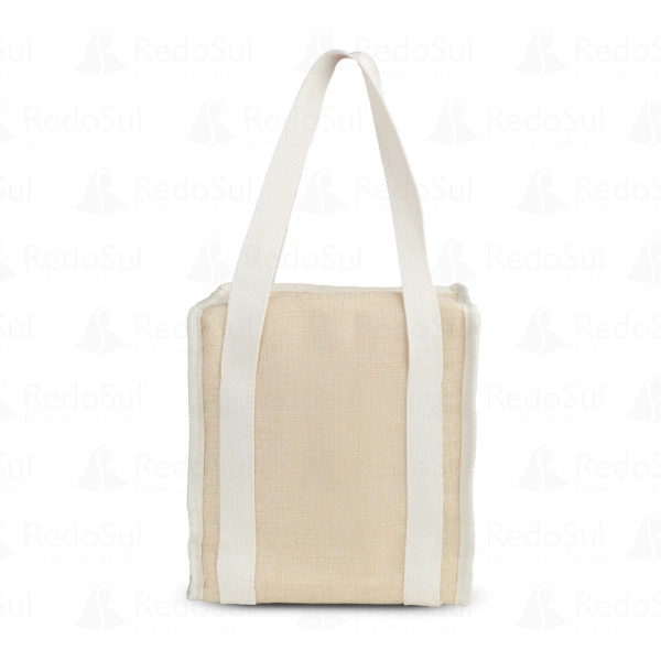 Bolsa Térmica Personalizada em algodão e Juta Sintética Bolsa Térmica Personalizada em algodão e Juta Sintética